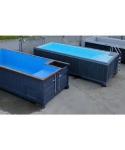 Alternative view of Piscine en conteneur de 6m x 2.4m avec éclairage LED