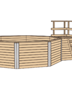 Alternative view of Piscine Bois Ronde ( hors équipement inclus )