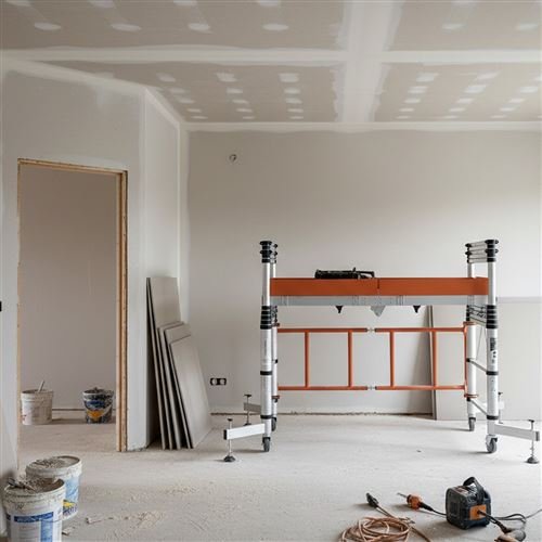 Élevâtes Echafaudage en aluminium hauteur de travail 3 m 10 marches – Image 3
