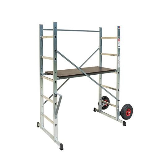 Echafaudage roulant de jardin tout terrain 0,9m/2,9m Hailo HobbyStep H3 Jardin – Image 2