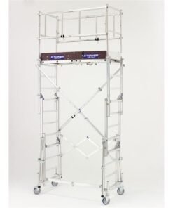 Alternative view of L'echafaudage roulant multifonction 2,4m/4,4m Hailo CombiLot 5L'echafaudage multifonction Hailo CombiLot 5 est adequat pour de nombreuses situations puisqu'il est multifonction, la hauteur peut donc s'adapter en fonction de differents usages