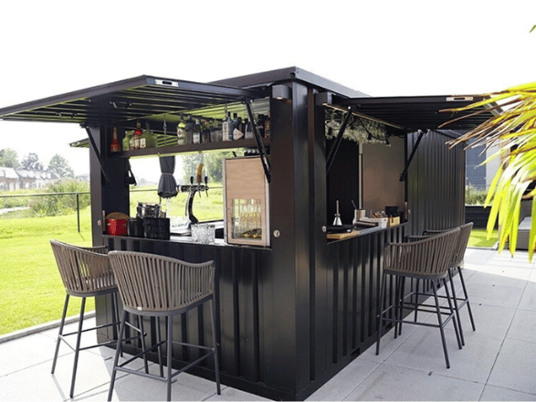 Conteneur Bar Exterieur Amovible 8 X 2 Metres 26ft